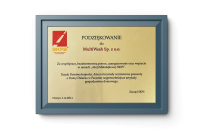 skan dokumentu z podziękowaniem od SKFS 