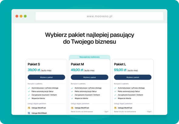Wybierz pakiet